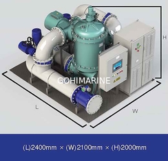 RS Approved IMO MEPC.279(70) Standard 350m3/h Marine Ballast Water Treatment System BWTS