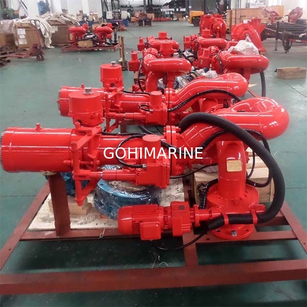 CCS, BV, ABS Approved 300-2400m3/h Stainless Steel FiFi System Fire Fighting Water Monitor