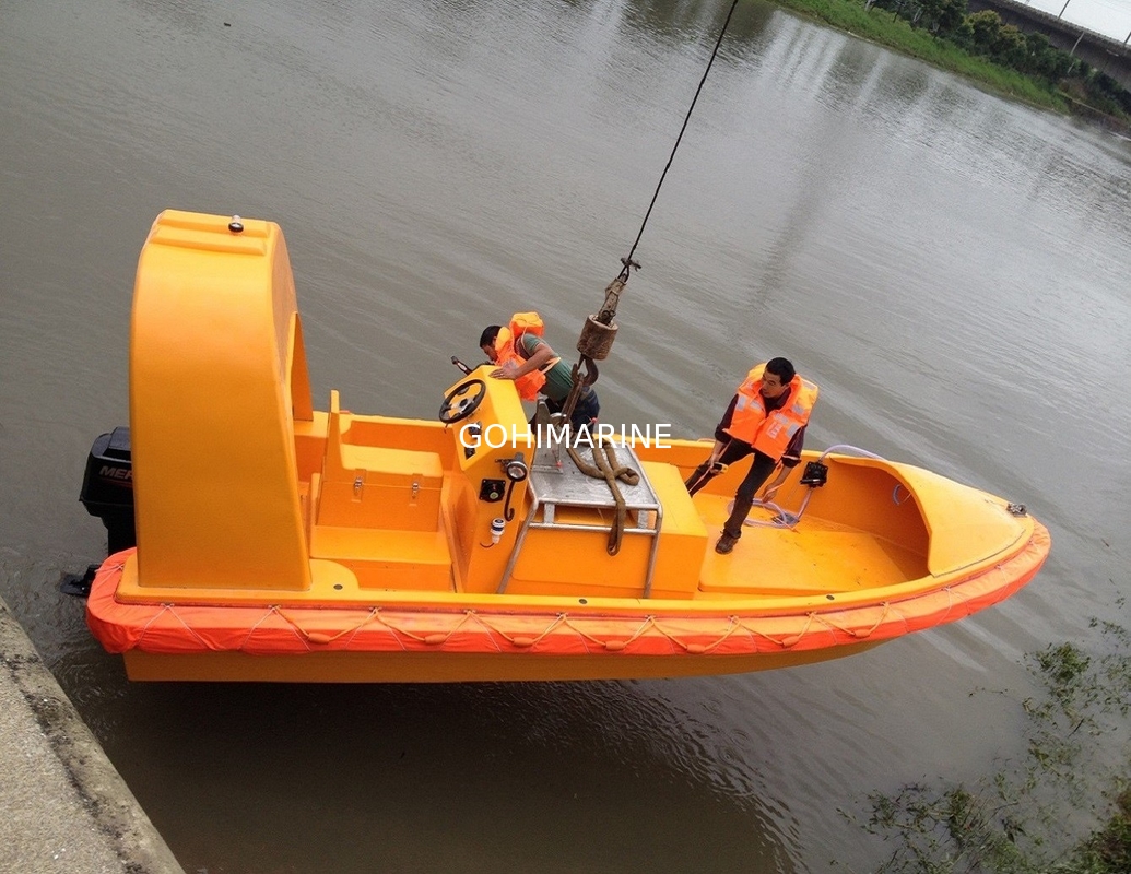 IACS Approved SOLAS 20Knots 15 Persons FRP Diesel Engine Water Jet Propulsion Fast Rescue Boat FRC