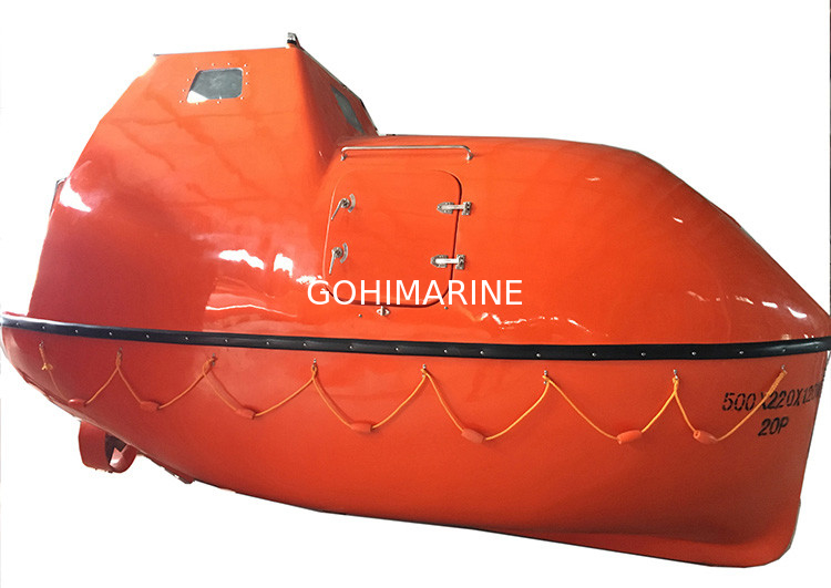 IACS Approved SOLAS 7.5m 55 Persons GRP Totally Enclosed Lifeboat TEMPSC
