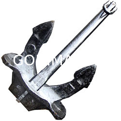 CCS, BV, ABS, LR, DNV-GL, NK, KR, RINA, RS Approved Cast Steel, Welded Steel Hall High Holding Power HHP Anchor