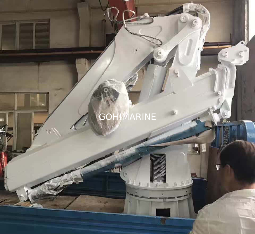 CCS, BV, ABS Approved Compact 1-20T Marine Ship Hydraulic Folding Telescopic Crane