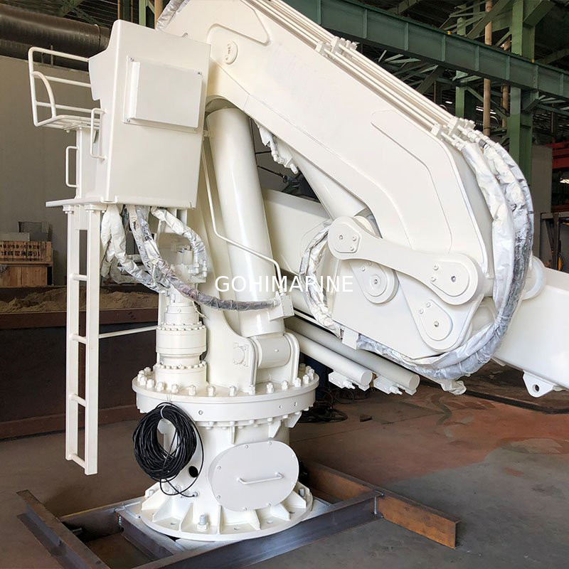 CCS, BV, ABS Approved Compact 1-20T Marine Ship Hydraulic Folding Telescopic Crane